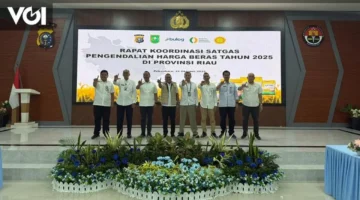 شرطة رياو الإقليمية تؤكد استقرار مخزون الأرز وأسعاره ضمن معايير HET في اجتماع فرقة العمل